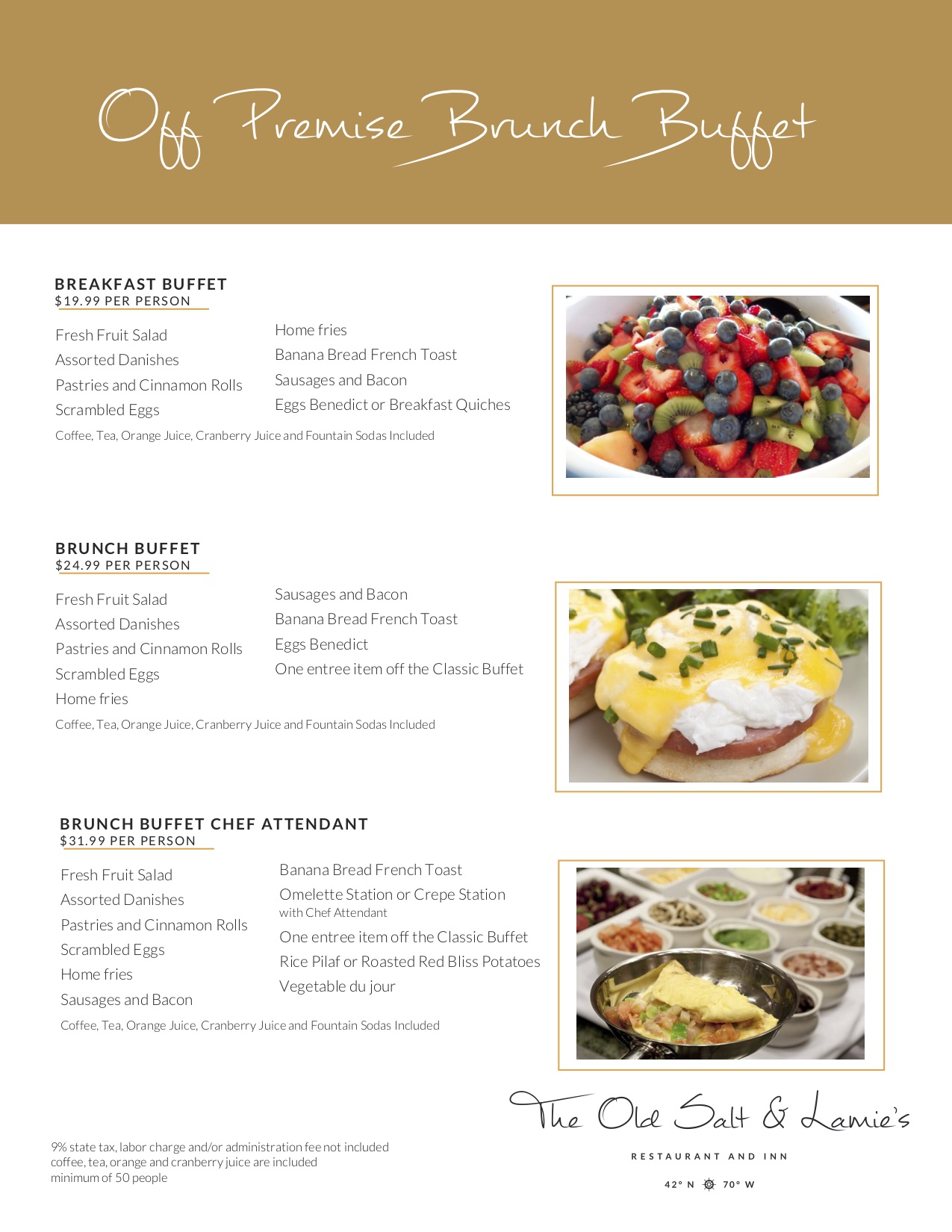 Brunch Buffet Menu Ideas